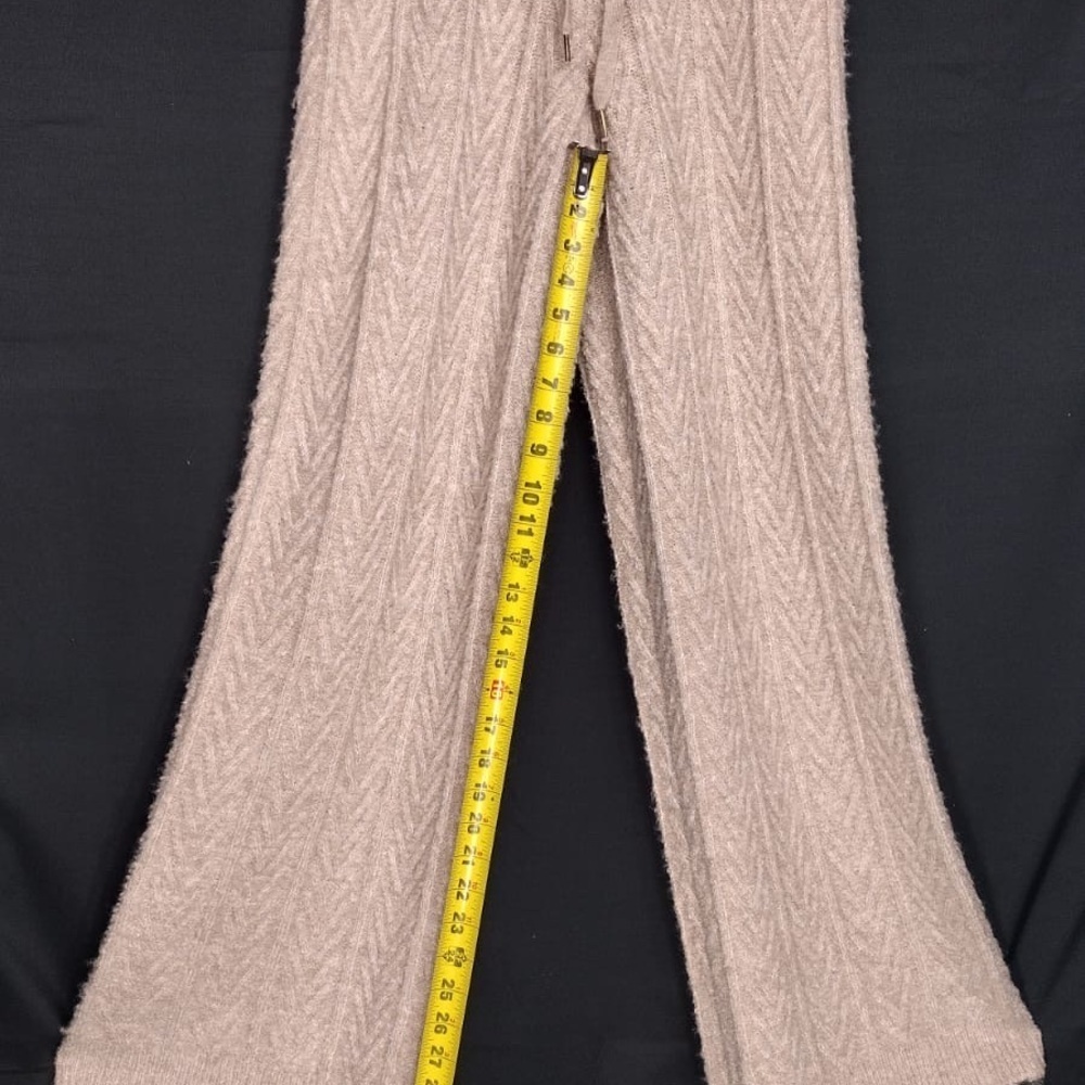 Jason Wu Cozy Knit Wide-Leg Pants in Beige size L brand new W - Picture 7 of 9